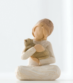 Willow Tree - Kindness Girl Figurine (lighter skin tone and hair color) - Above all, kindness