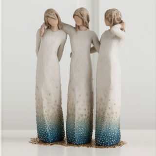 Willow Tree - By my side Figurine- From each other, over the years, we gather strength, through laughter and tears.