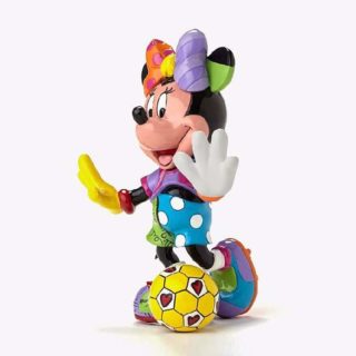 Disney by Britto Minnie Mouse Soccer Medium Figurine