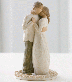 Willow Tree - Promise Cake Topper - Hold dear the promise of love