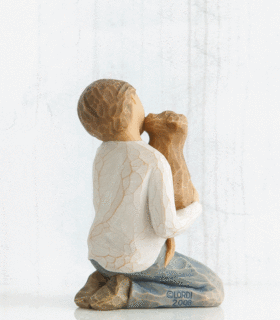 Willow Tree - Kindness Boy Figurine (lighter skin tone and hair color) - Above all, kindness