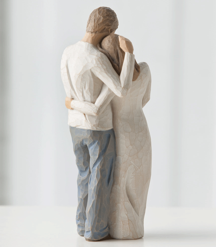 Willow Tree Home Figurine Together, our family is home