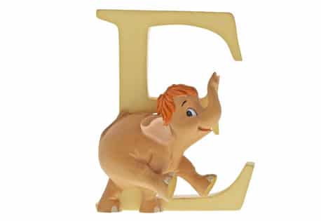 Disney Enchanting Alphabet E Baby Elephant Figurine