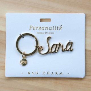Bag Charm Keyring - Sara